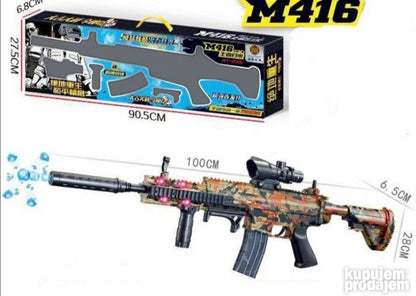 Velika puška M416 na gel kuglice