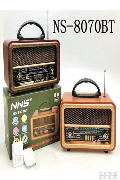 Bluetooth FM radio u Retro dizajnu