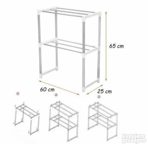 Multifunkcionalna podesiva polica za kuhinju,kupatilo