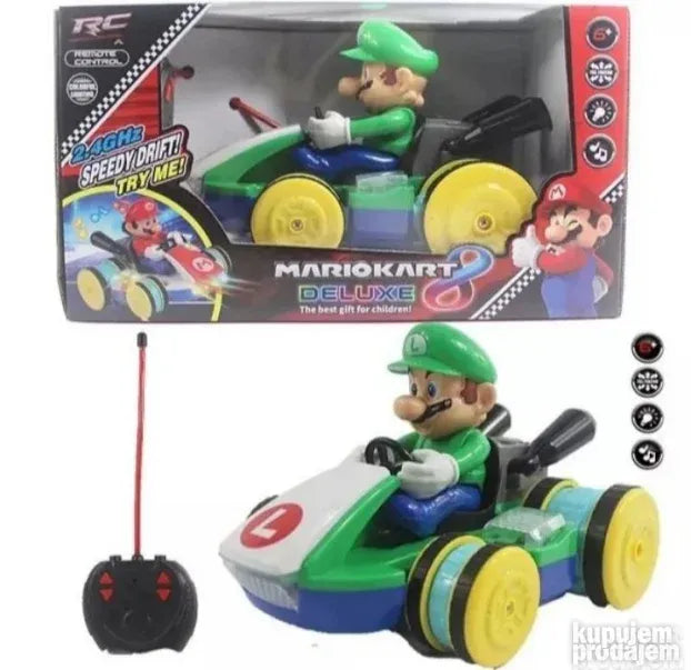 Super Mario i Luidji karting na daljinski