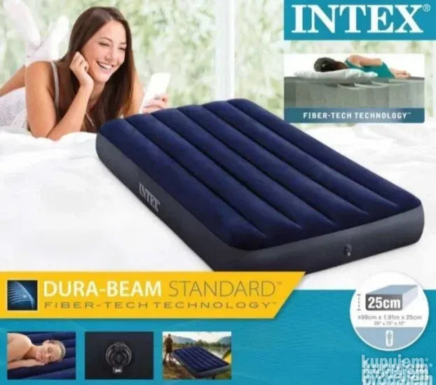 Krevet na naduvavanje Intex dusek 191x99x25 cm