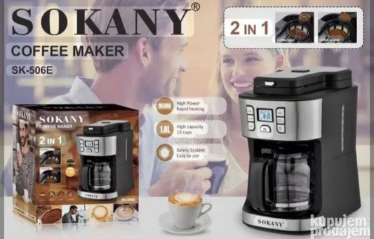 Sokany espresso 2u1 aparat za kafu