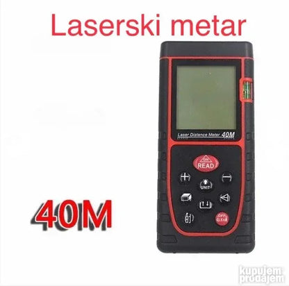 Laserski merac daljine sa libelom 40m