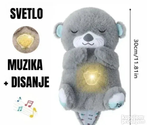 Meda koji dise sa muzikom