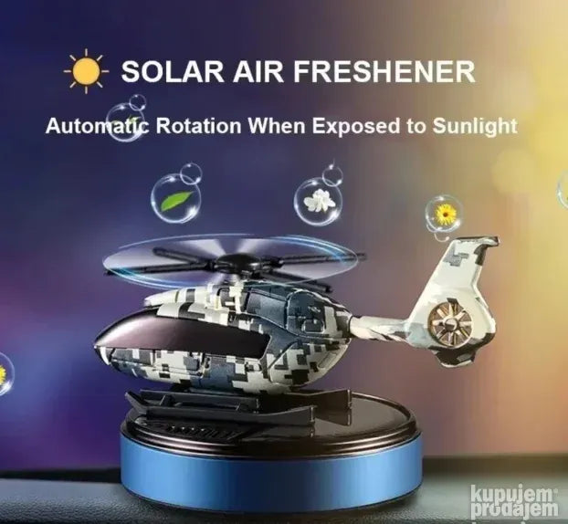 Helikopter solarni difuzor i miris za auto