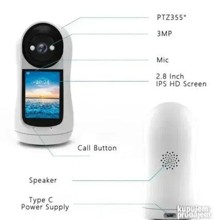 Wifi smart kamera sa video pozivom