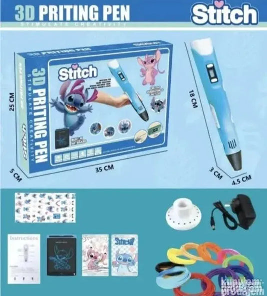 Stic 3D olovka Stitch set za crtanje