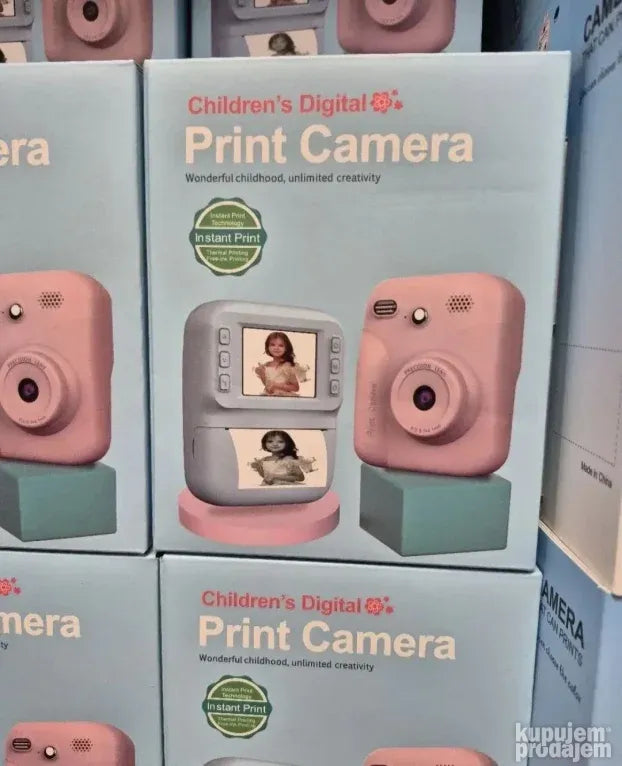 Deciji foto aparat stampac Dostupan u dve boje