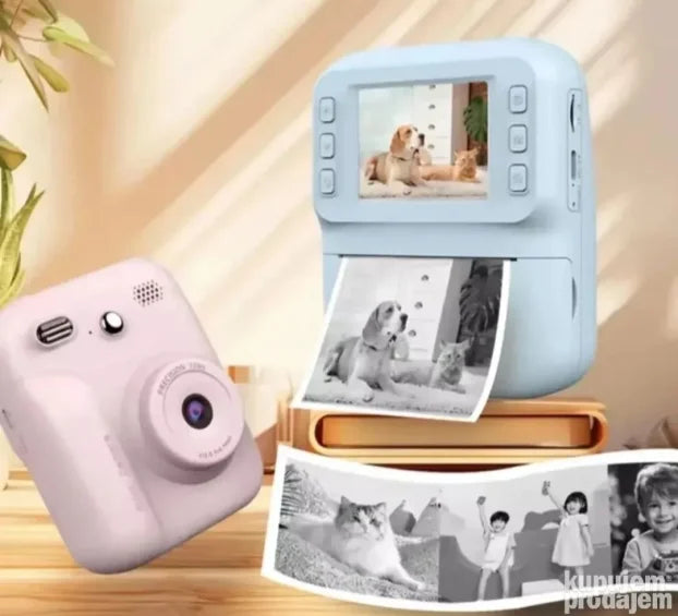 Deciji foto aparat stampac Dostupan u dve boje