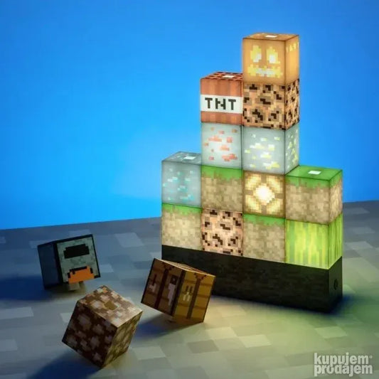 Lampa od kockica Led Minecraft