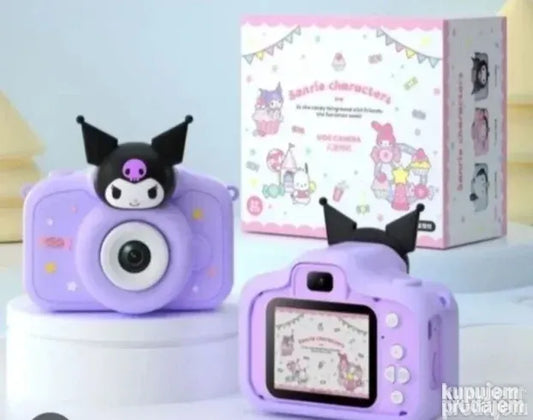 Deciji digitalni foto aparat sa kamerom Kuromi