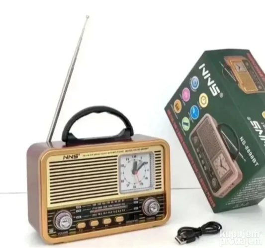 Retro Bluetooth fm radio
