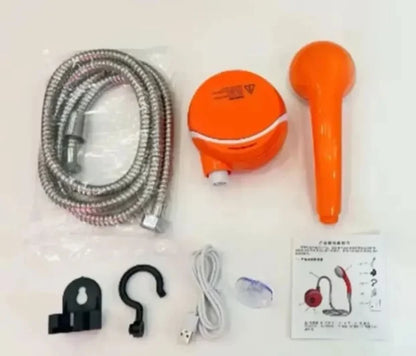 Prenosivi kamperski tus koji greje vodu