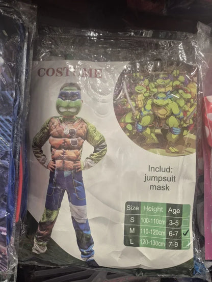 Nindza kornjace deciji kostim sa misicima