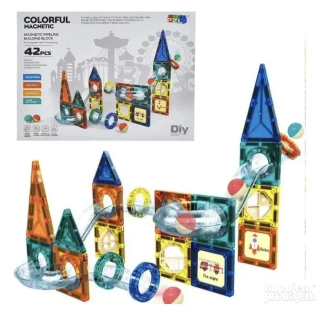 Magnetne kocke za igru Set od 42 dela AKCIJA