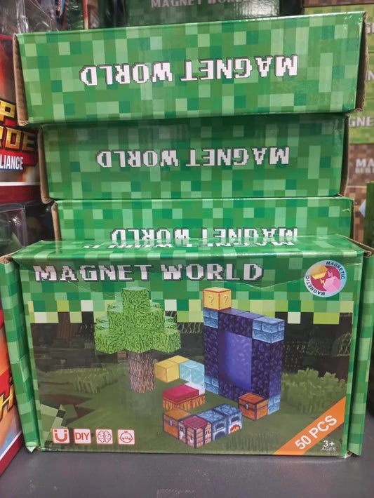 Minecraft magnetne kocke Novi set od 50 delova