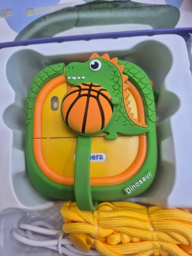 Dečiji foto aparat kamera sa štampačem Dino i Jednorog
