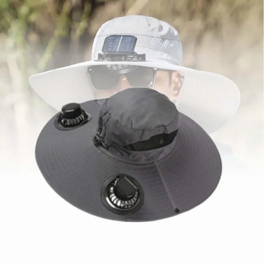 Solarni šešir sa ventilatorima
