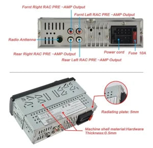 Radio za kola mp3, usb, aux Blutut EURO dzek 2 usb