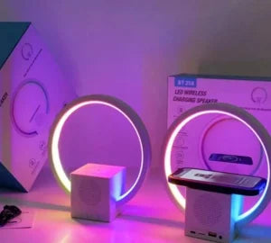 Bluetooth zvucnik 3u1 Led lampa i bezicni punjac